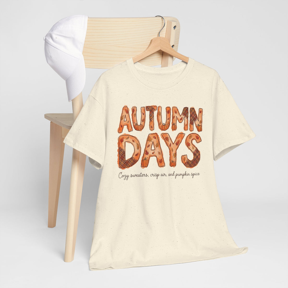 Autumn Days Tee — Cozy Pumpkin Spice Fall T-Shirt