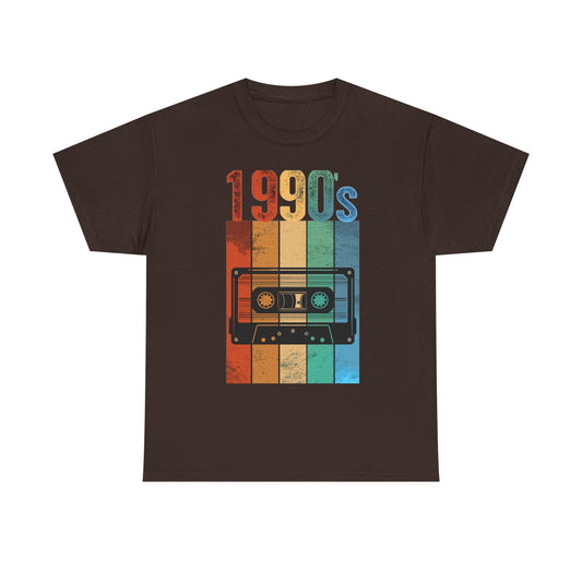 1990s Cassette Tape Retro T-Shirt — Vintage 90s Music Tee