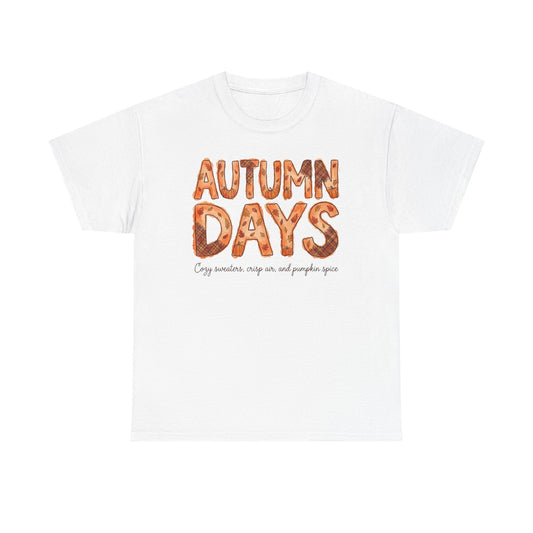 Autumn Days Tee — Cozy Pumpkin Spice Fall T-Shirt