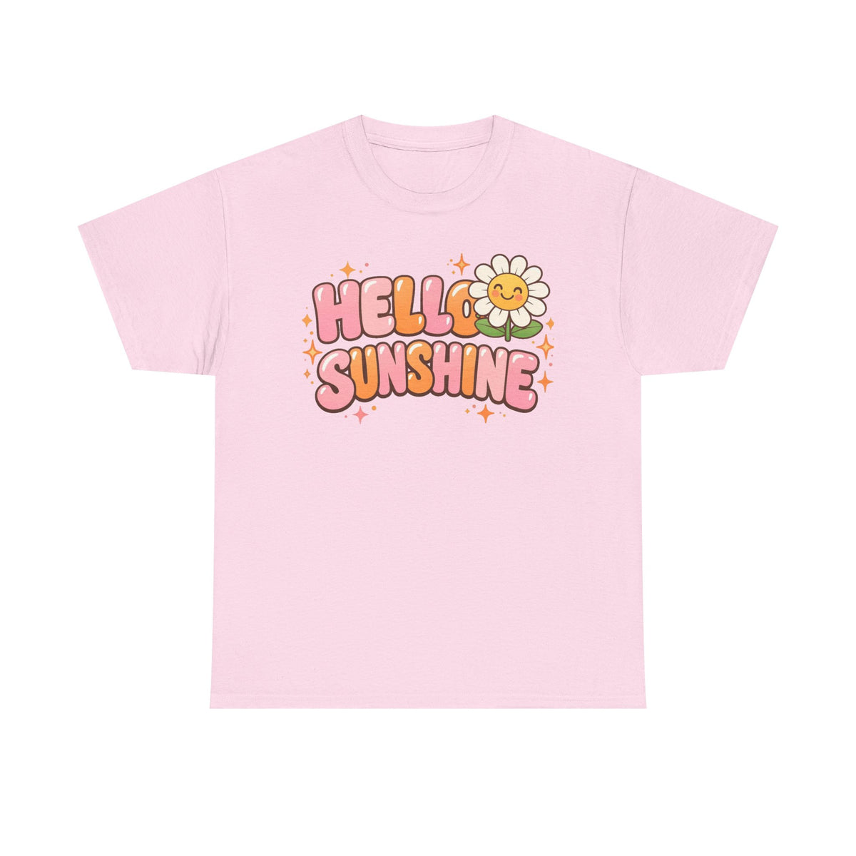 Hello Sunshine Daisy T-Shirt — Retro Cute Floral Graphic Tee