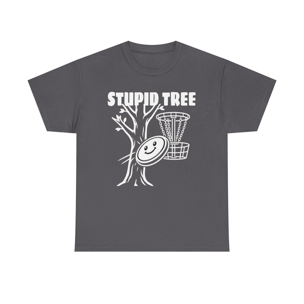 Disc Golf 'Stupid Tree' Funny Graphic Tee