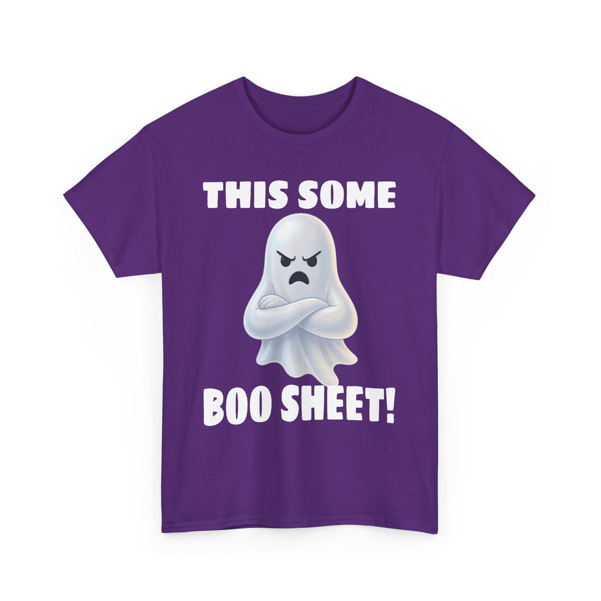 Funny Halloween T-Shirt - "This Some Boo Sheet!" Angry Ghost Tee