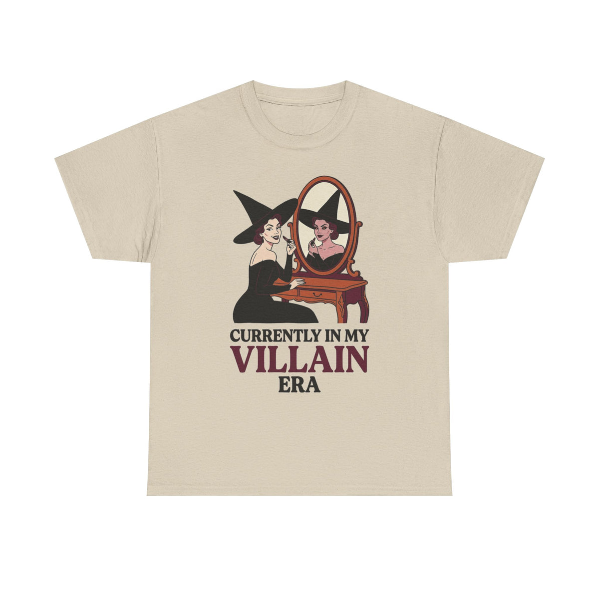 Villain Era T‑Shirt — "Currently In My Villain Era" Witch Mirror Graphic Tee
