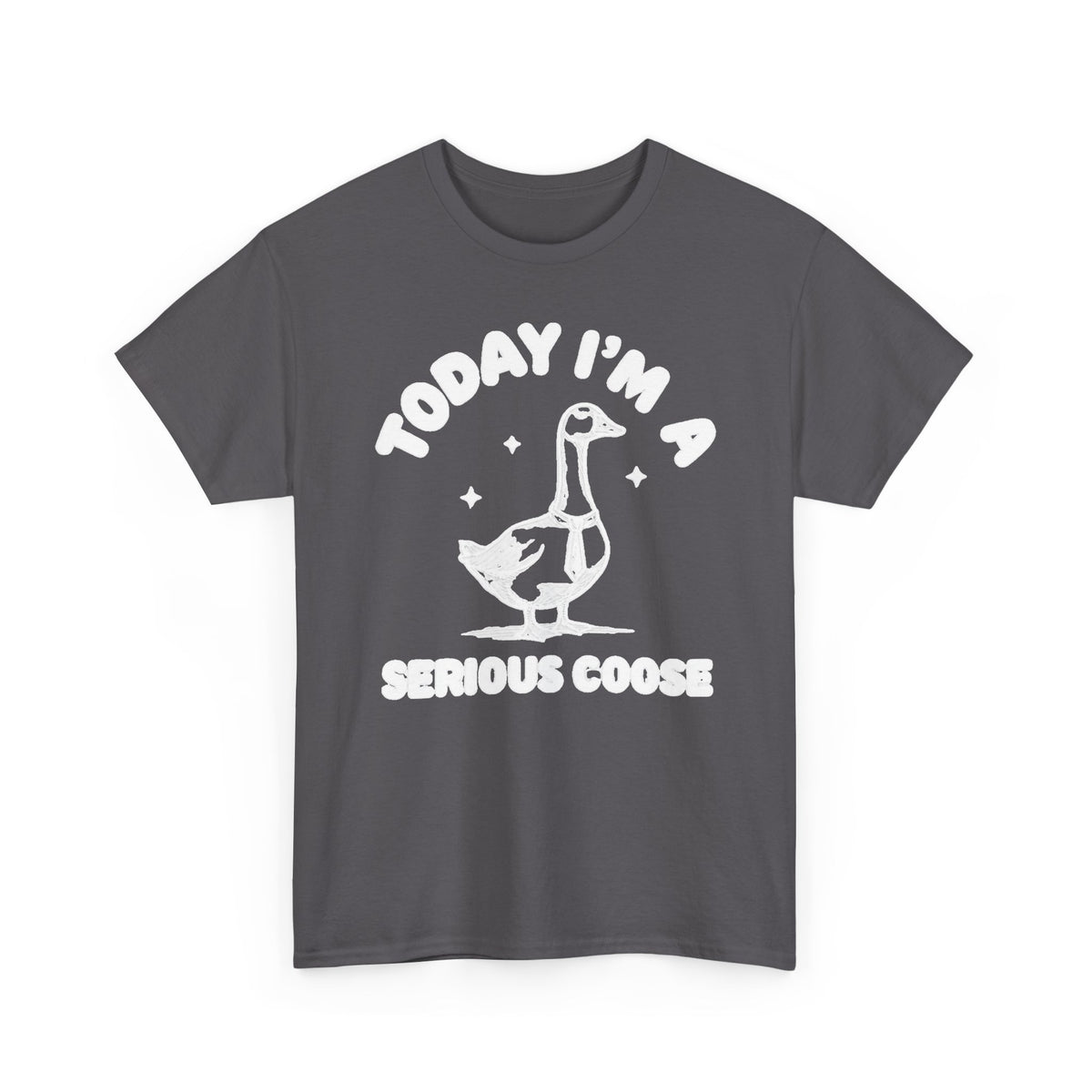 Serious Goose T‑Shirt — "Today I'm a Serious Goose" Funny Graphic Tee