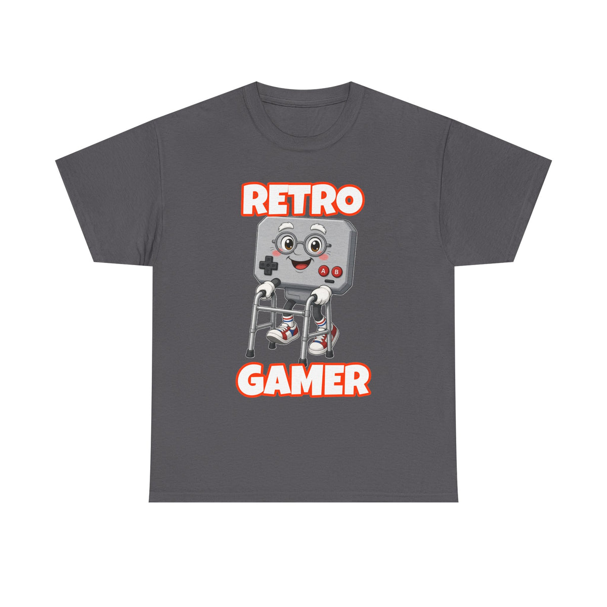 Retro Gamer T-Shirt — Vintage Game Controller Cartoon Graphic Tee