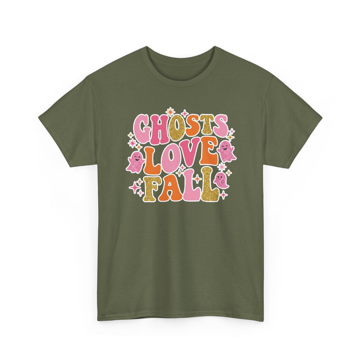 Ghosts Love Fall Halloween Unisex T-Shirt