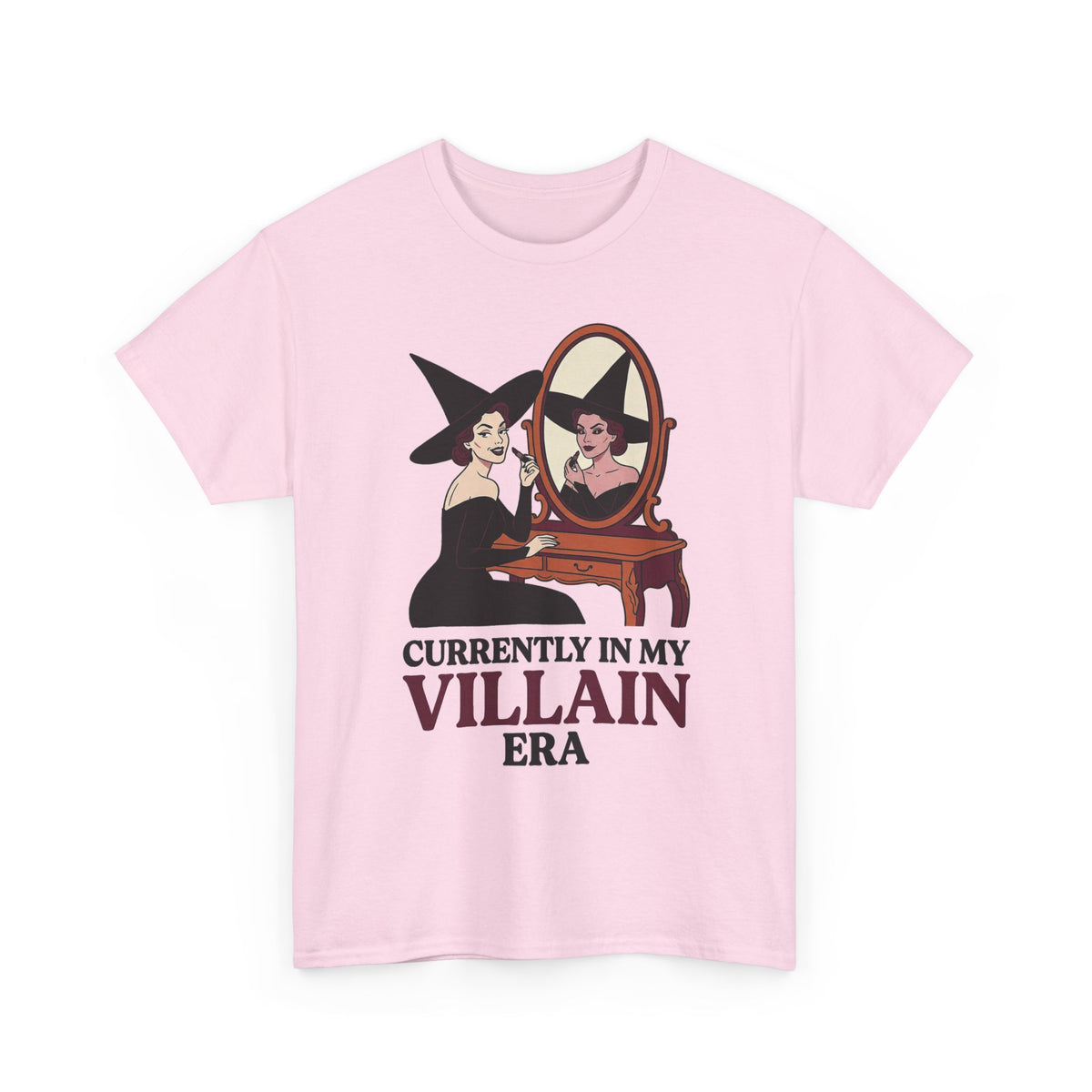 Villain Era T‑Shirt — "Currently In My Villain Era" Witch Mirror Graphic Tee