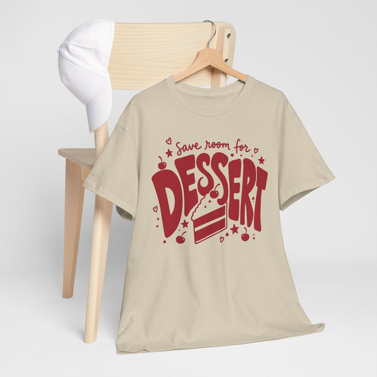 T-Shirt — "Save Room for Dessert" Cute Dessert Lover Tee
