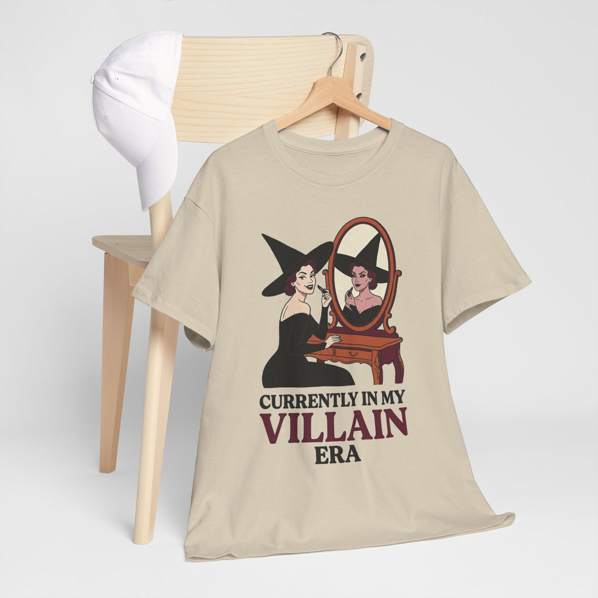 Villain Era T‑Shirt — "Currently In My Villain Era" Witch Mirror Graphic Tee