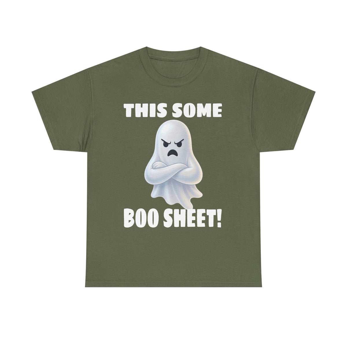 Funny Halloween T-Shirt - "This Some Boo Sheet!" Angry Ghost Tee