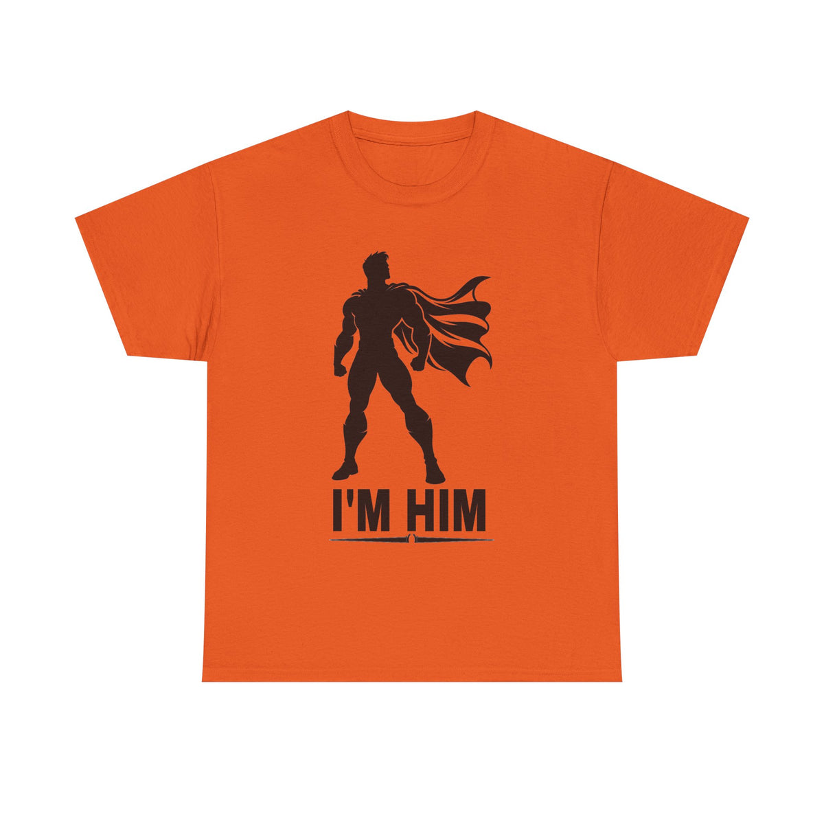 Superhero Silhouette Tee – "I'M HIM" Graphic Shirt for Fans & Gift Giving
