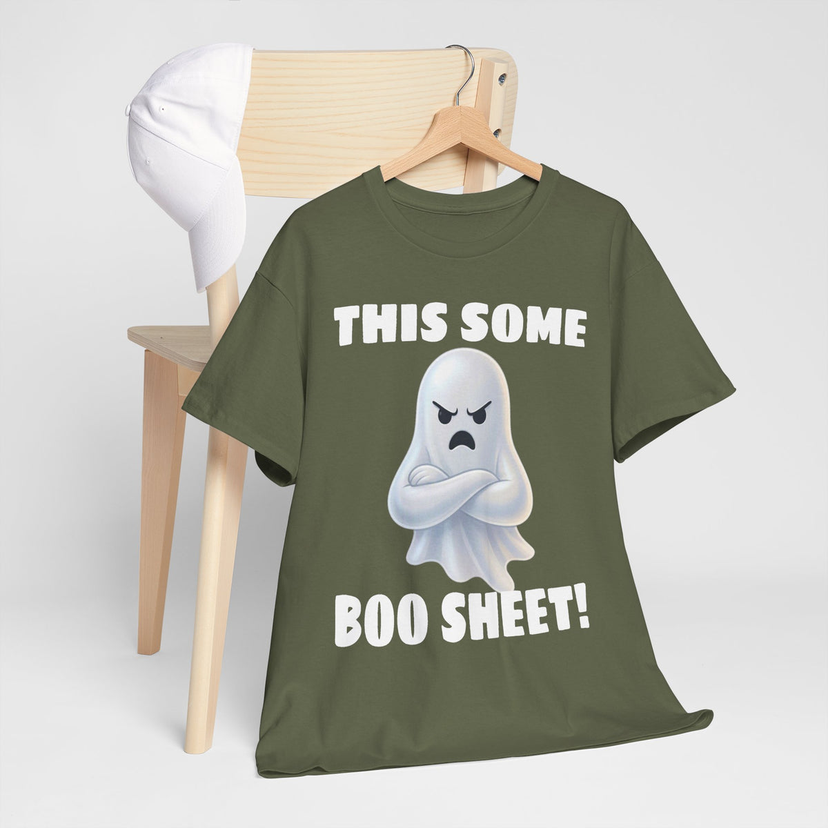 Funny Halloween T-Shirt - "This Some Boo Sheet!" Angry Ghost Tee