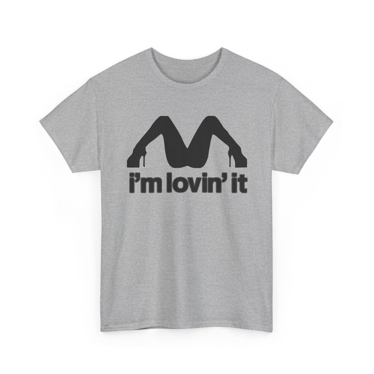 I'm Lovin' It Graphic Tee — Parody Arch Logo T-Shirt