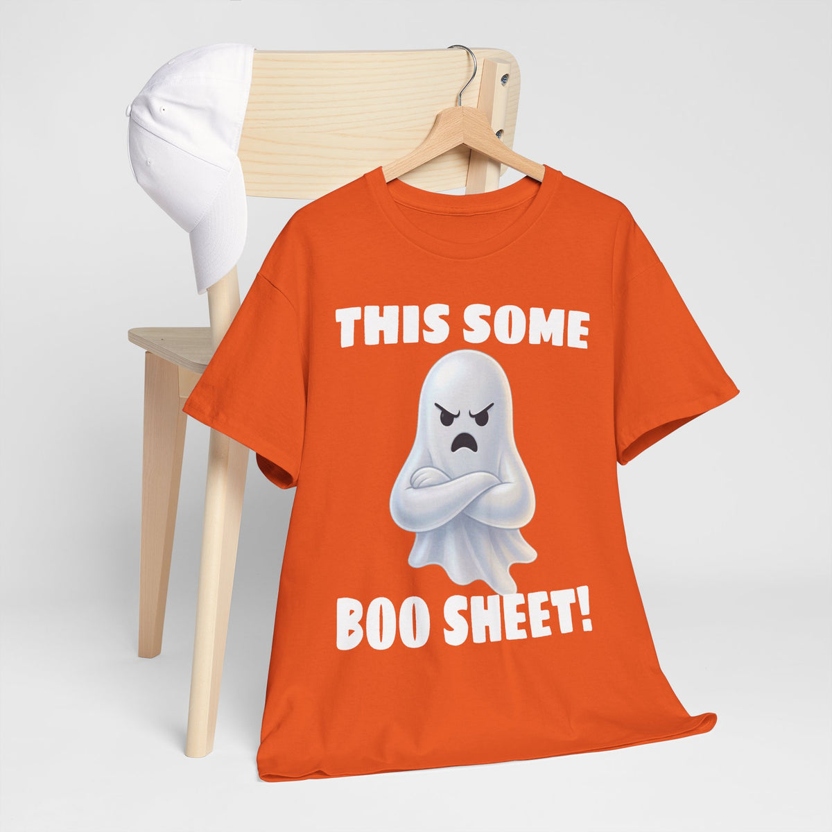 Funny Halloween T-Shirt - "This Some Boo Sheet!" Angry Ghost Tee