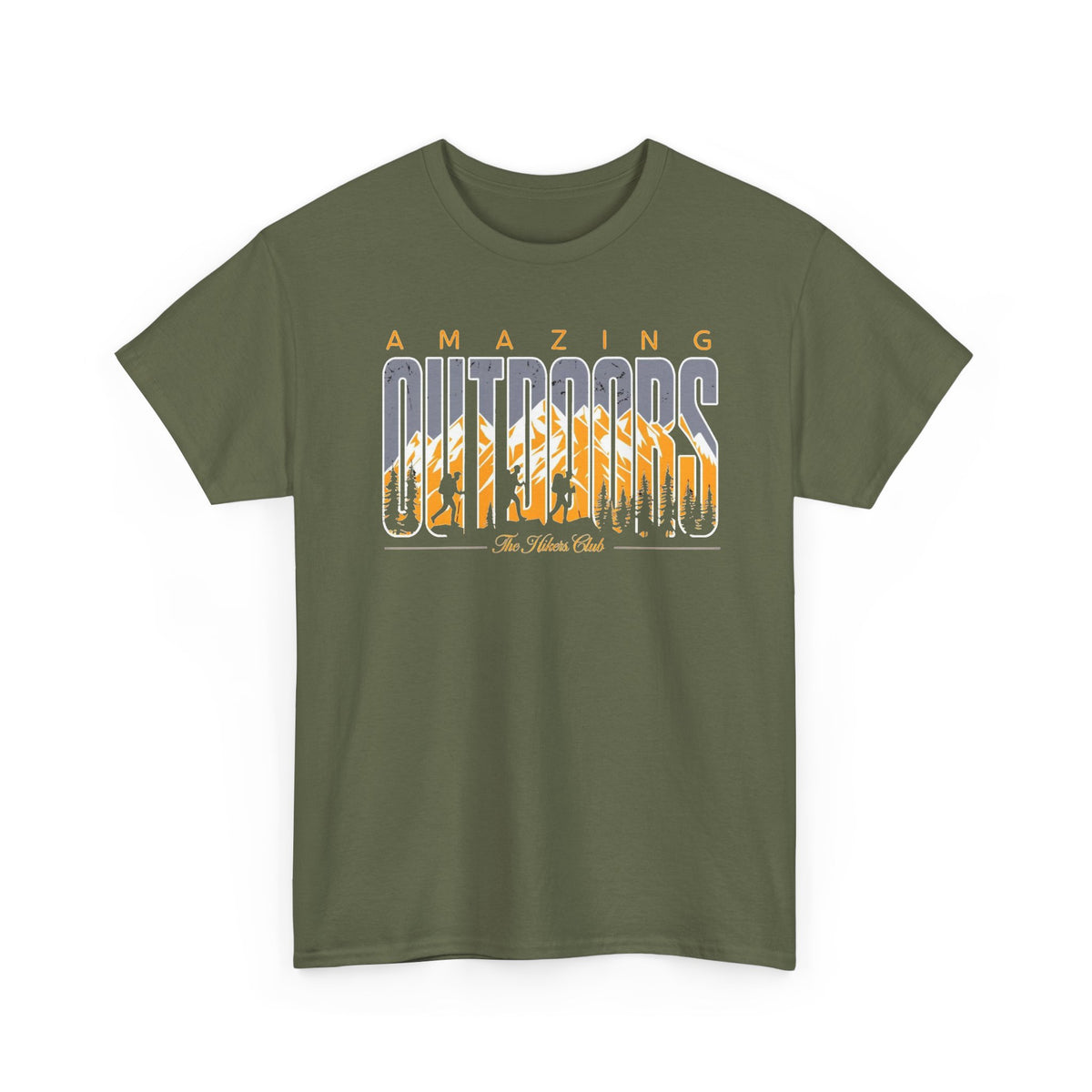 Amazing Outdoors T-Shirt — Scenic Mountain Camping Graphic Tee
