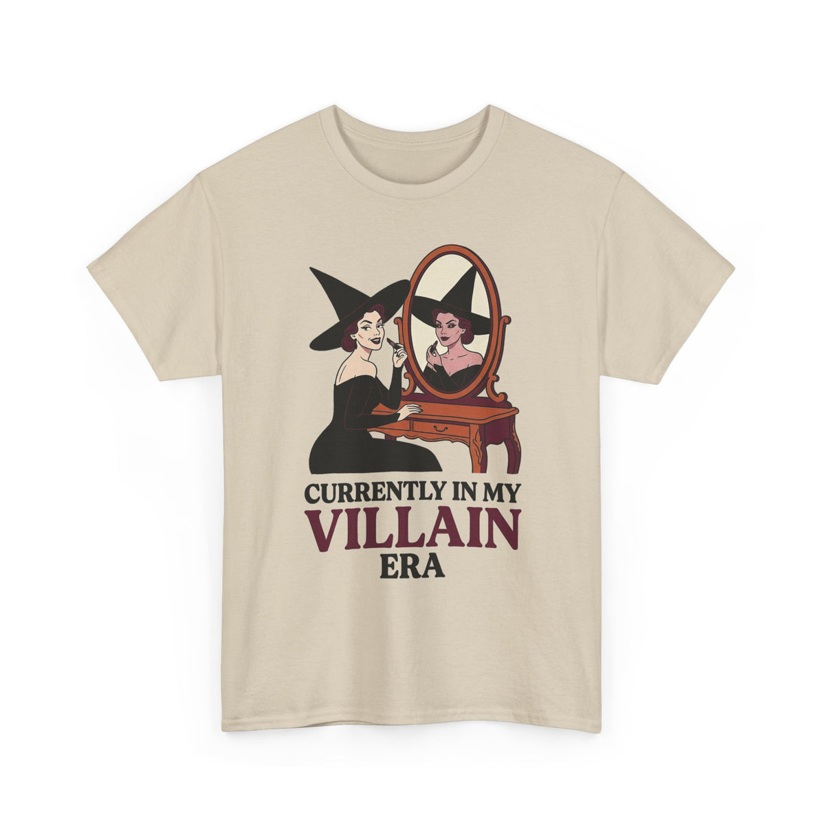 Villain Era T‑Shirt — "Currently In My Villain Era" Witch Mirror Graphic Tee