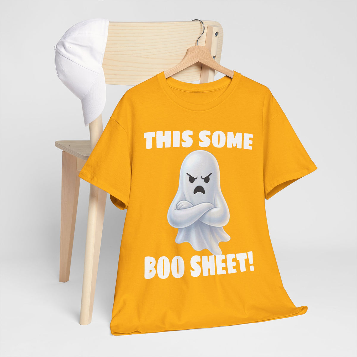 Funny Halloween T-Shirt - "This Some Boo Sheet!" Angry Ghost Tee