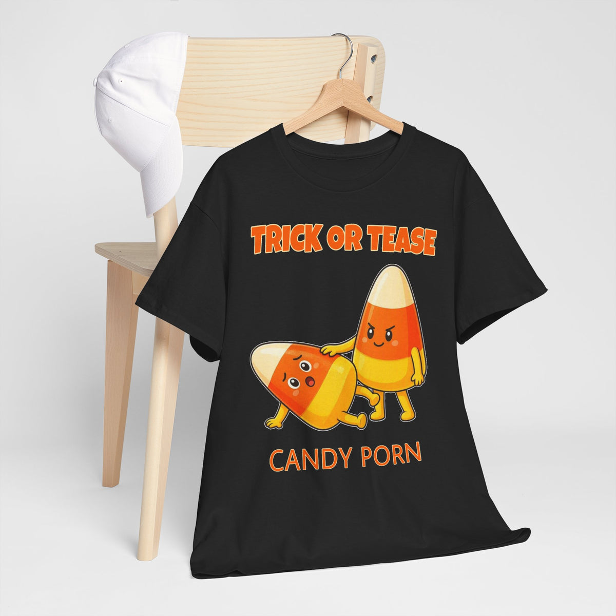 Halloween Candy Porn T-Shirt - "Trick or Tease" Funny Candy Porn Tee