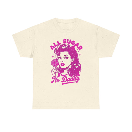 All Sugar No Daddy Tee — Retro Pinup Graphic T-Shirt