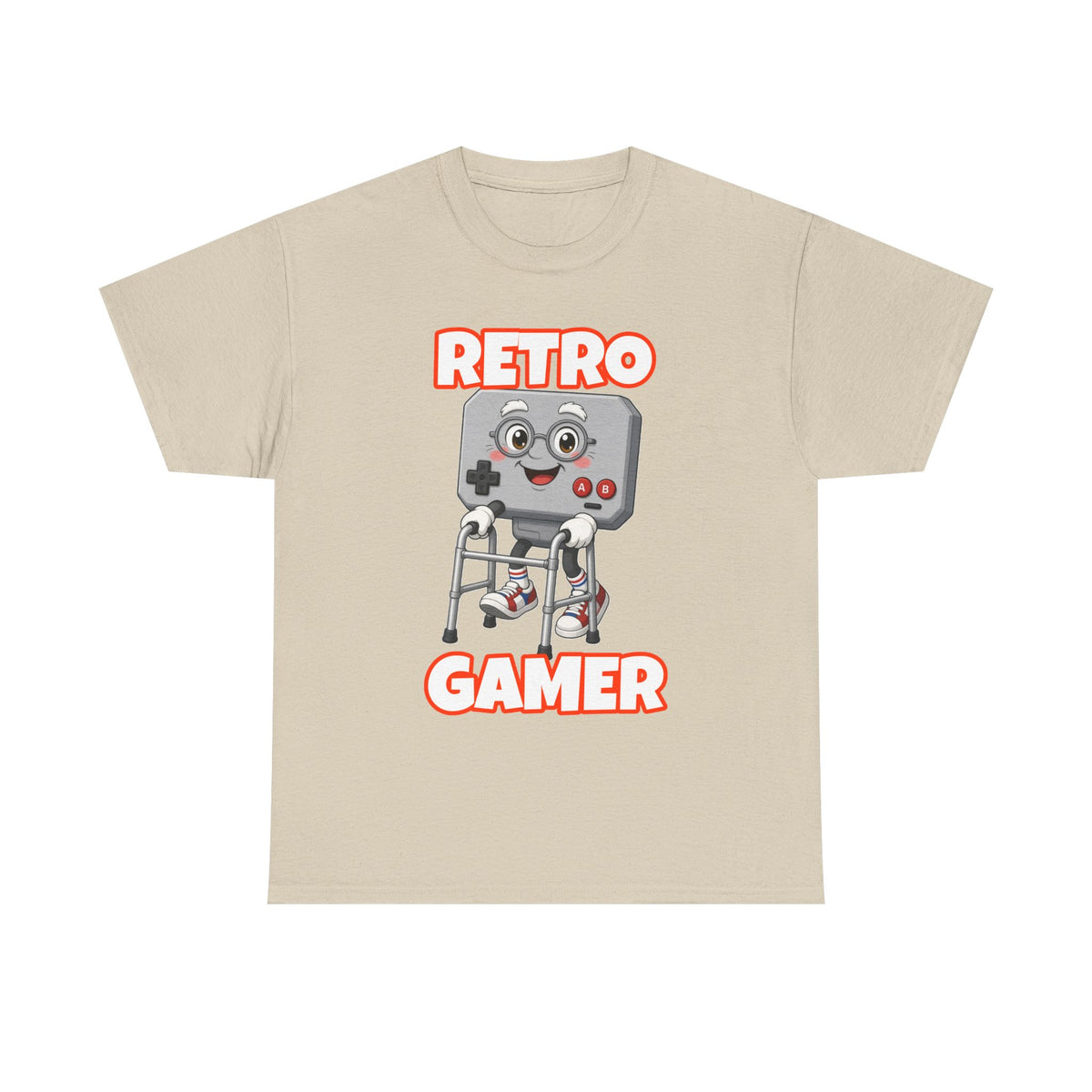Retro Gamer T-Shirt — Vintage Game Controller Cartoon Graphic Tee