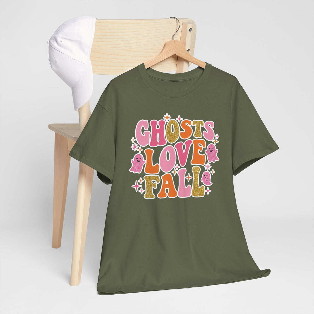 Ghosts Love Fall Halloween Unisex T-Shirt