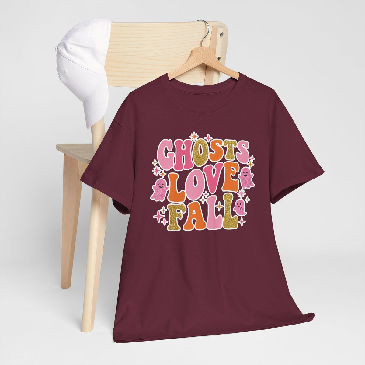 Ghosts Love Fall Halloween Unisex T-Shirt