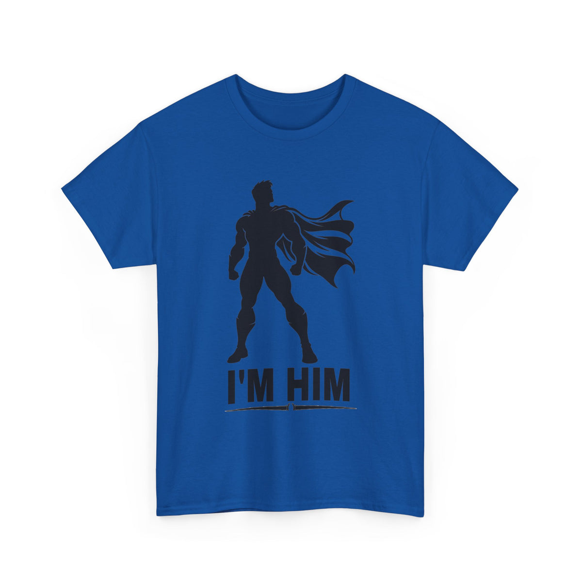 Superhero Silhouette Tee – "I'M HIM" Graphic Shirt for Fans & Gift Giving