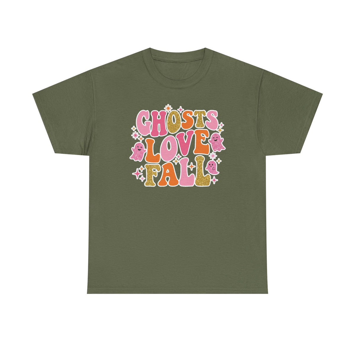 Ghosts Love Fall Halloween Unisex T-Shirt