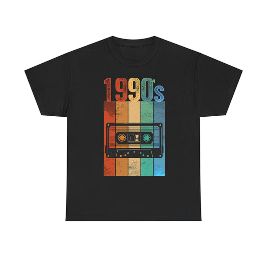 1990s Cassette Tape Retro T-Shirt — Vintage 90s Music Tee