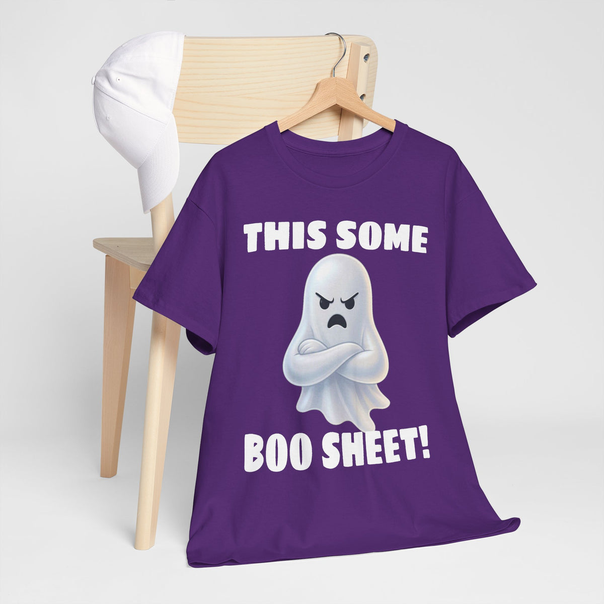 Funny Halloween T-Shirt - "This Some Boo Sheet!" Angry Ghost Tee