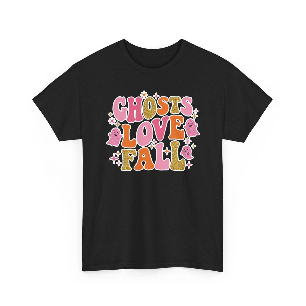 Ghosts Love Fall Halloween Unisex T-Shirt