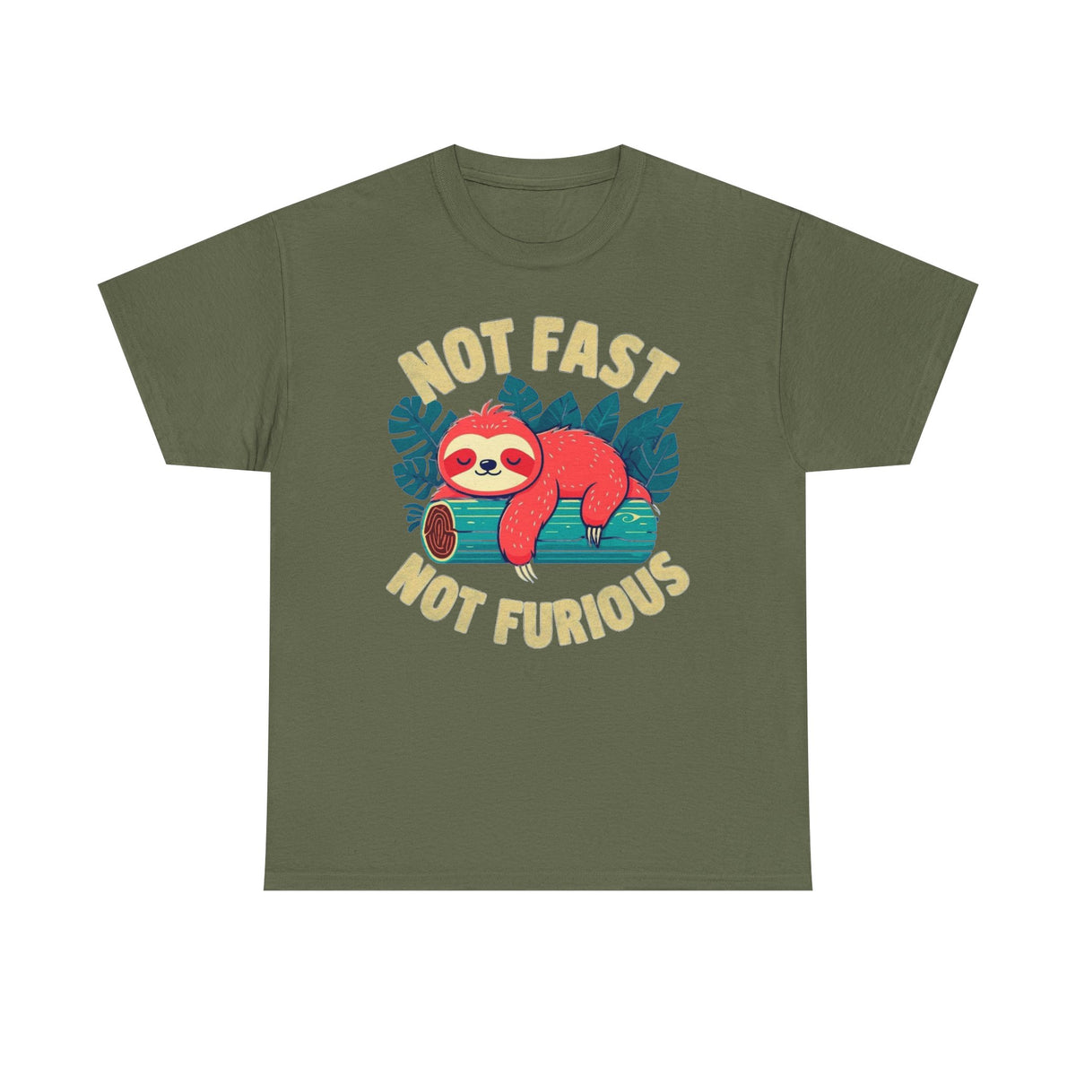 Not Fast Not Furious Sloth T-Shirt