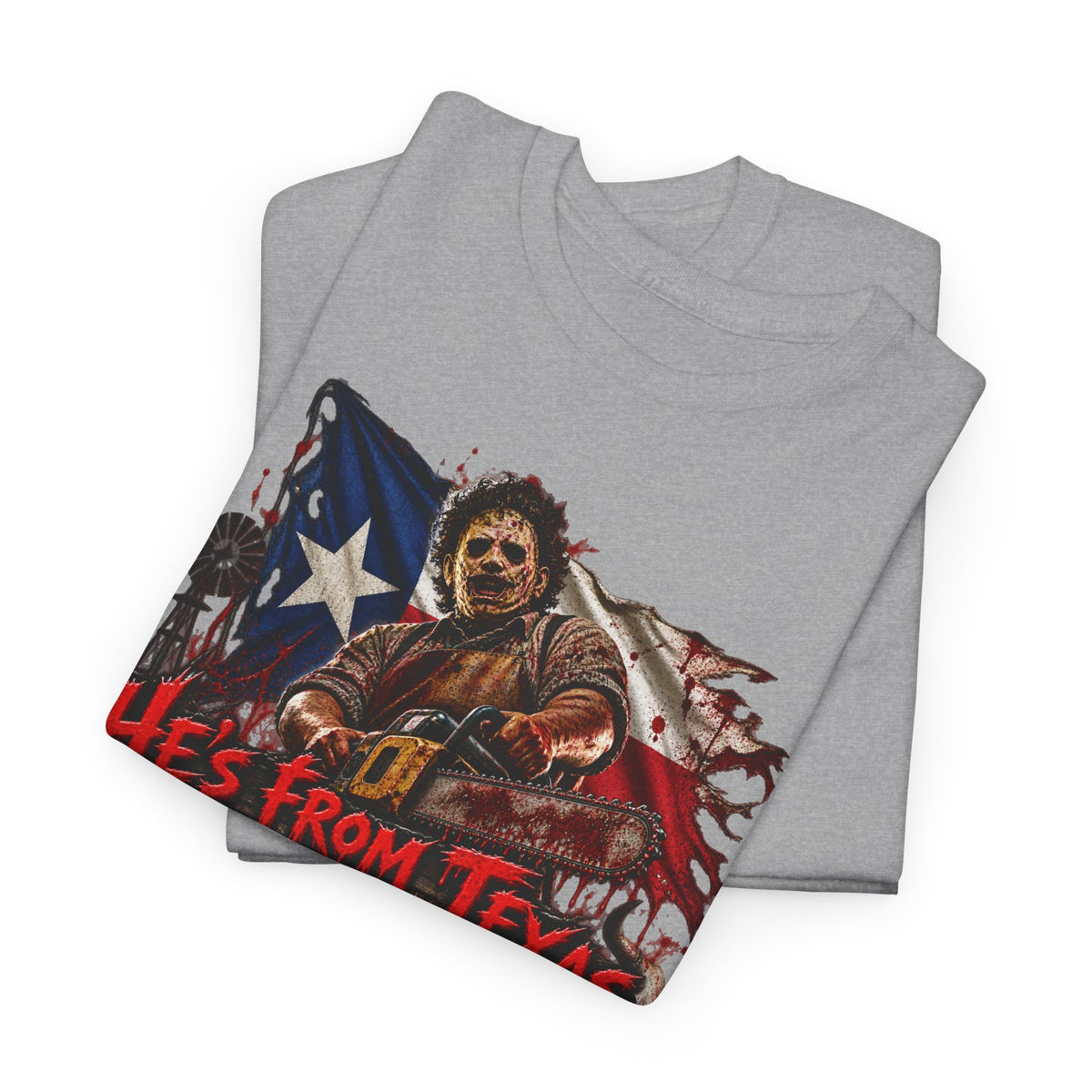 Chainsaw Massacre He's From Texas I Can Tell T-Shirt