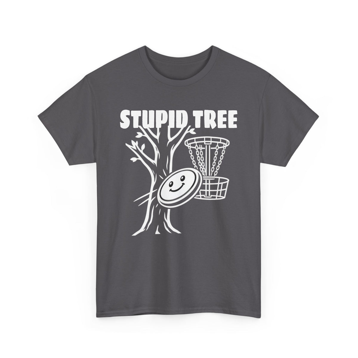Disc Golf 'Stupid Tree' Funny Graphic Tee