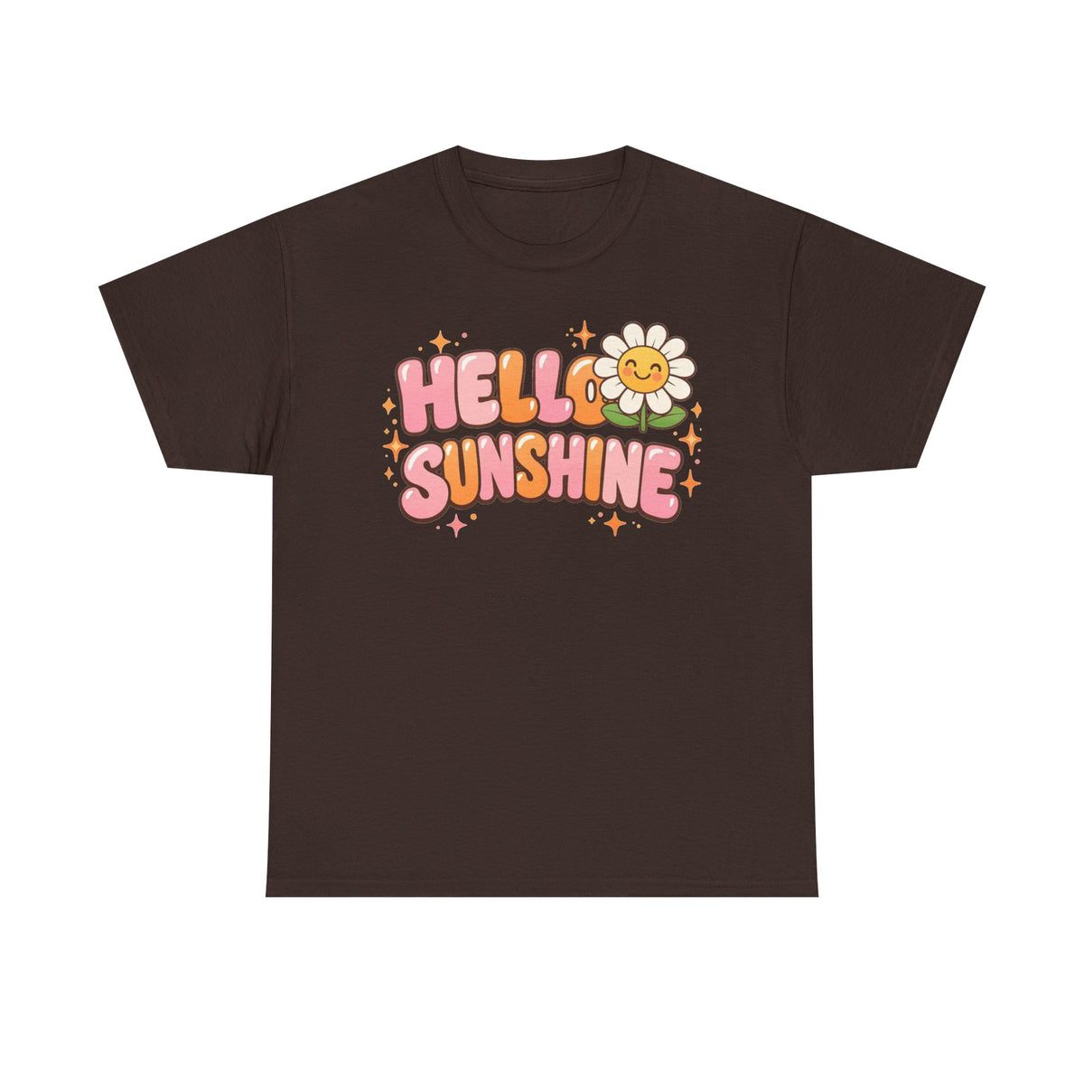 Hello Sunshine Daisy T-Shirt — Retro Cute Floral Graphic Tee