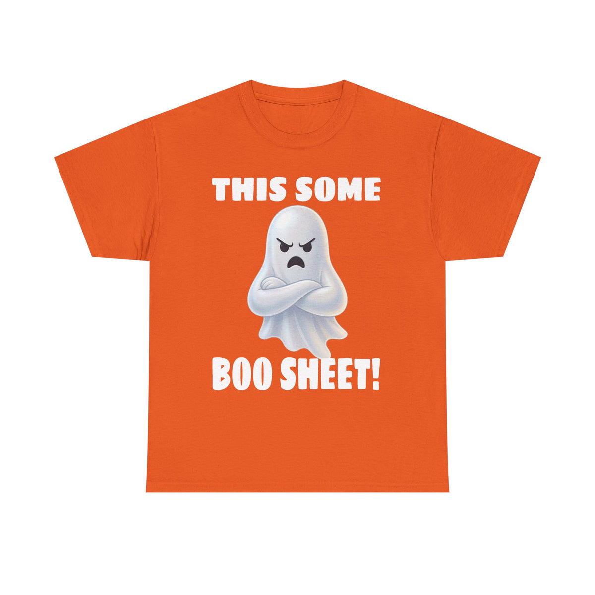 Funny Halloween T-Shirt - "This Some Boo Sheet!" Angry Ghost Tee
