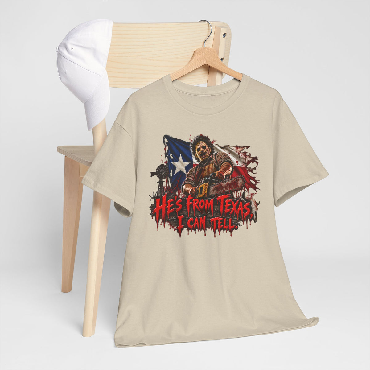 Chainsaw Massacre He's From Texas I Can Tell T-Shirt