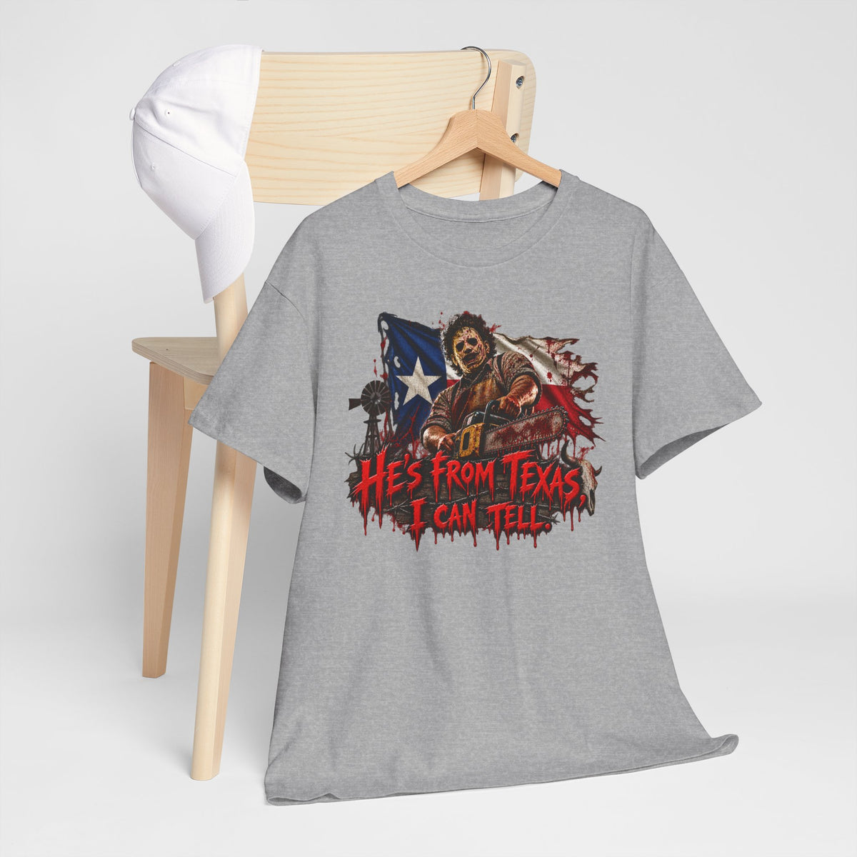 Chainsaw Massacre He's From Texas I Can Tell T-Shirt