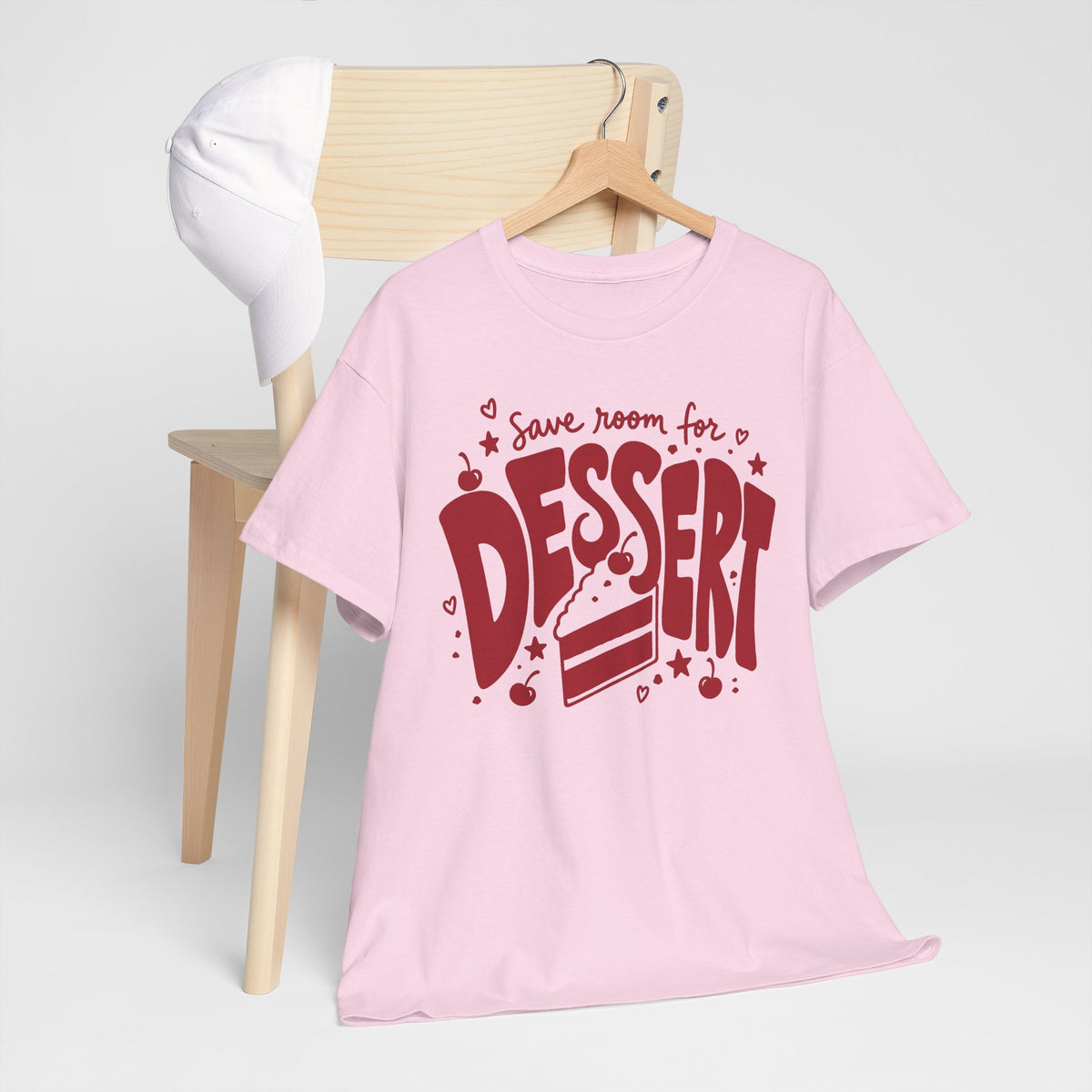 T-Shirt — "Save Room for Dessert" Cute Dessert Lover Tee
