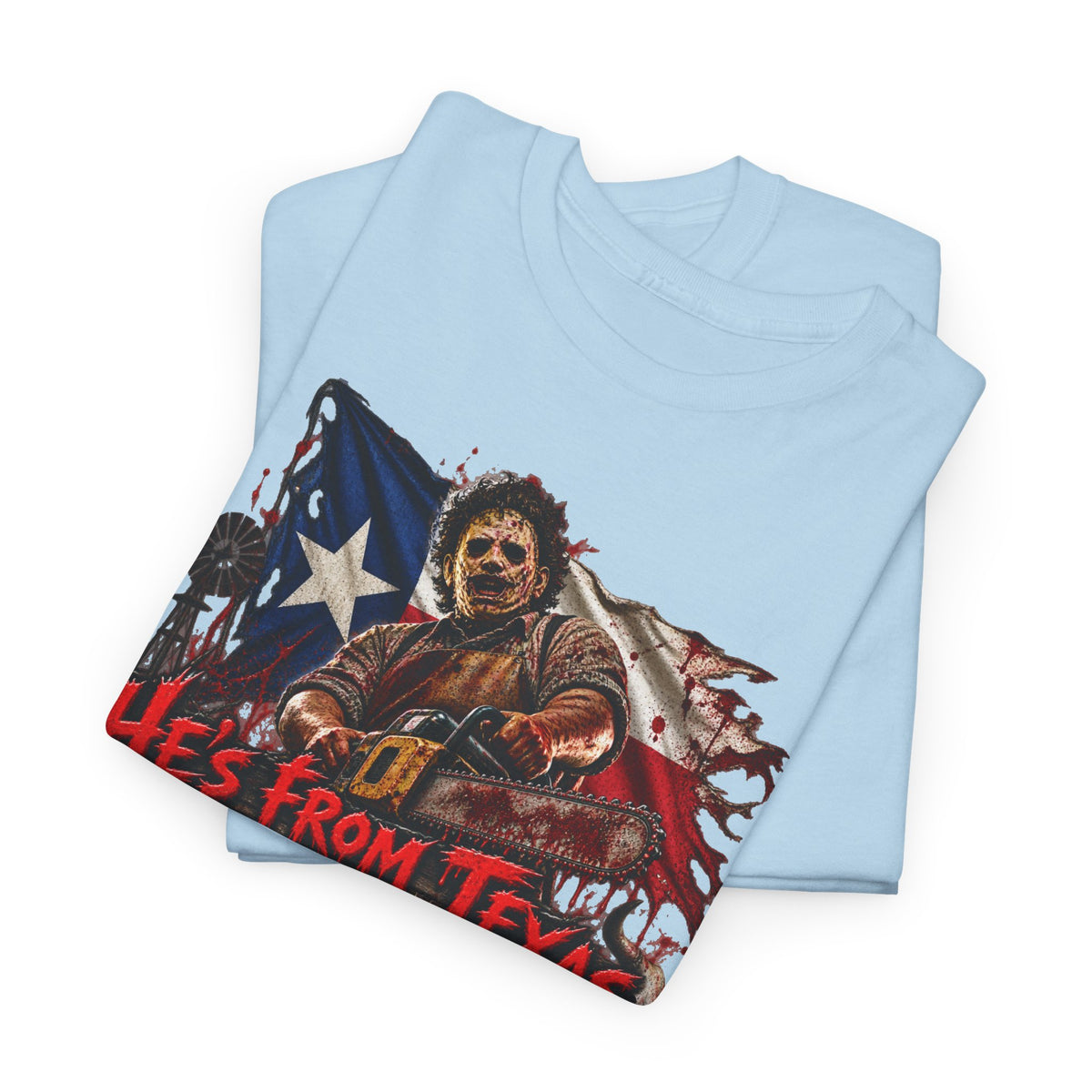 Chainsaw Massacre He's From Texas I Can Tell T-Shirt