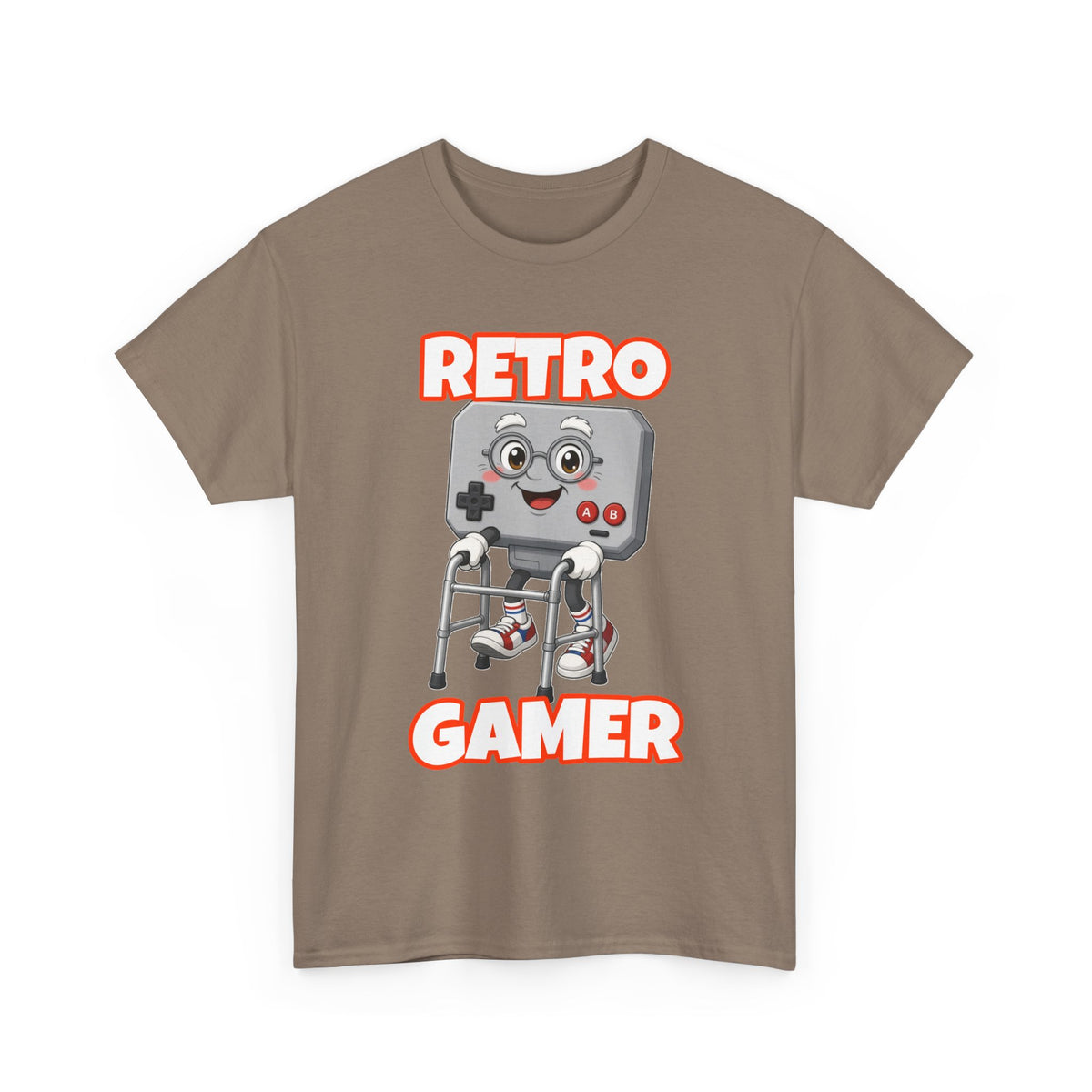 Retro Gamer T-Shirt — Vintage Game Controller Cartoon Graphic Tee