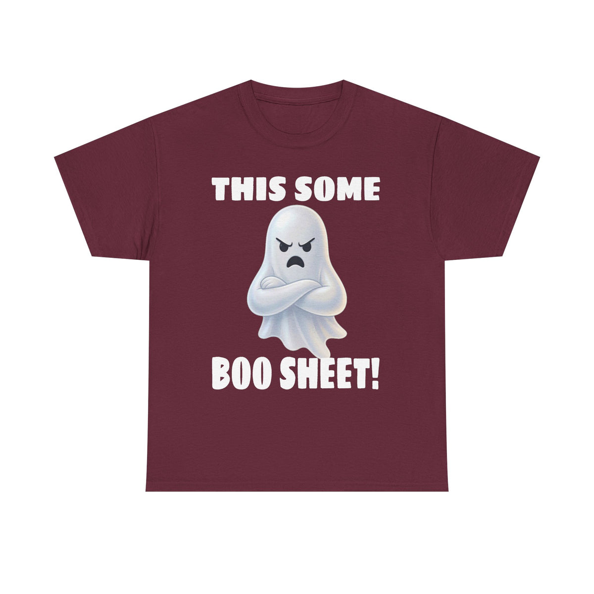 Funny Halloween T-Shirt - "This Some Boo Sheet!" Angry Ghost Tee