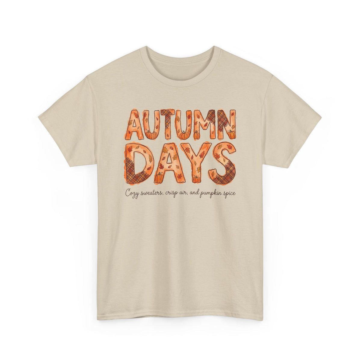 Autumn Days Tee — Cozy Pumpkin Spice Fall T-Shirt
