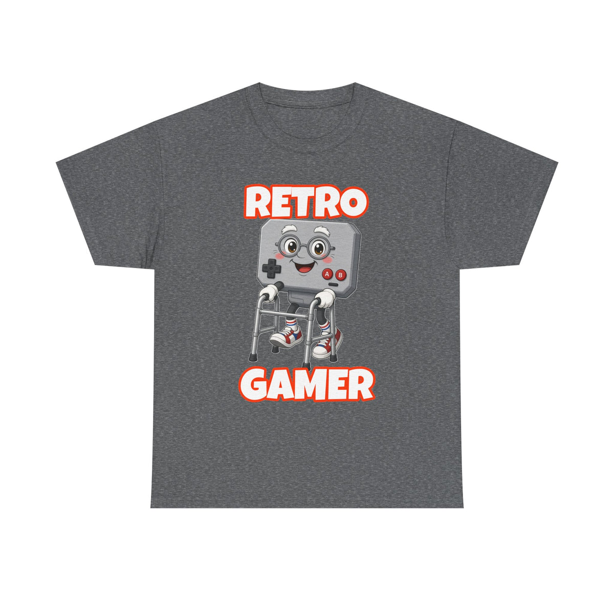 Retro Gamer T-Shirt — Vintage Game Controller Cartoon Graphic Tee