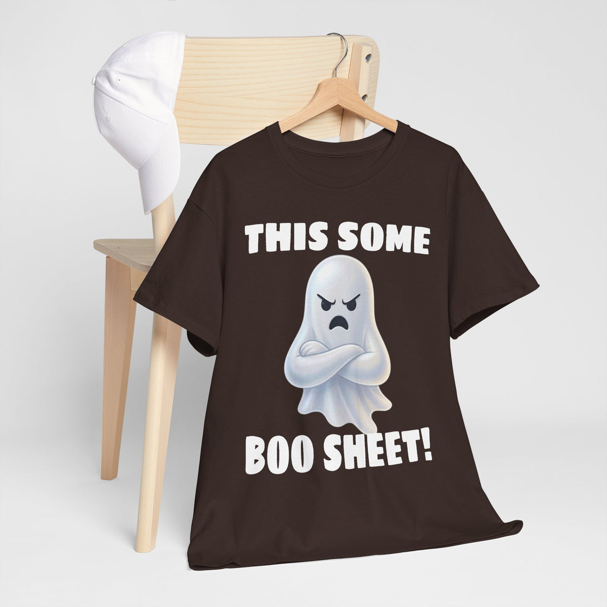 Funny Halloween T-Shirt - "This Some Boo Sheet!" Angry Ghost Tee