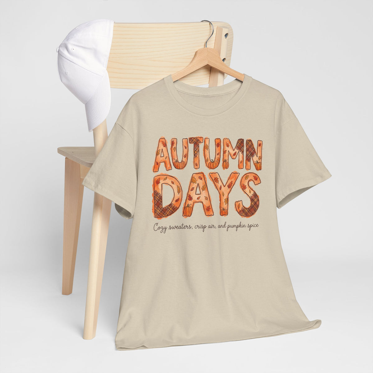 Autumn Days Tee — Cozy Pumpkin Spice Fall T-Shirt