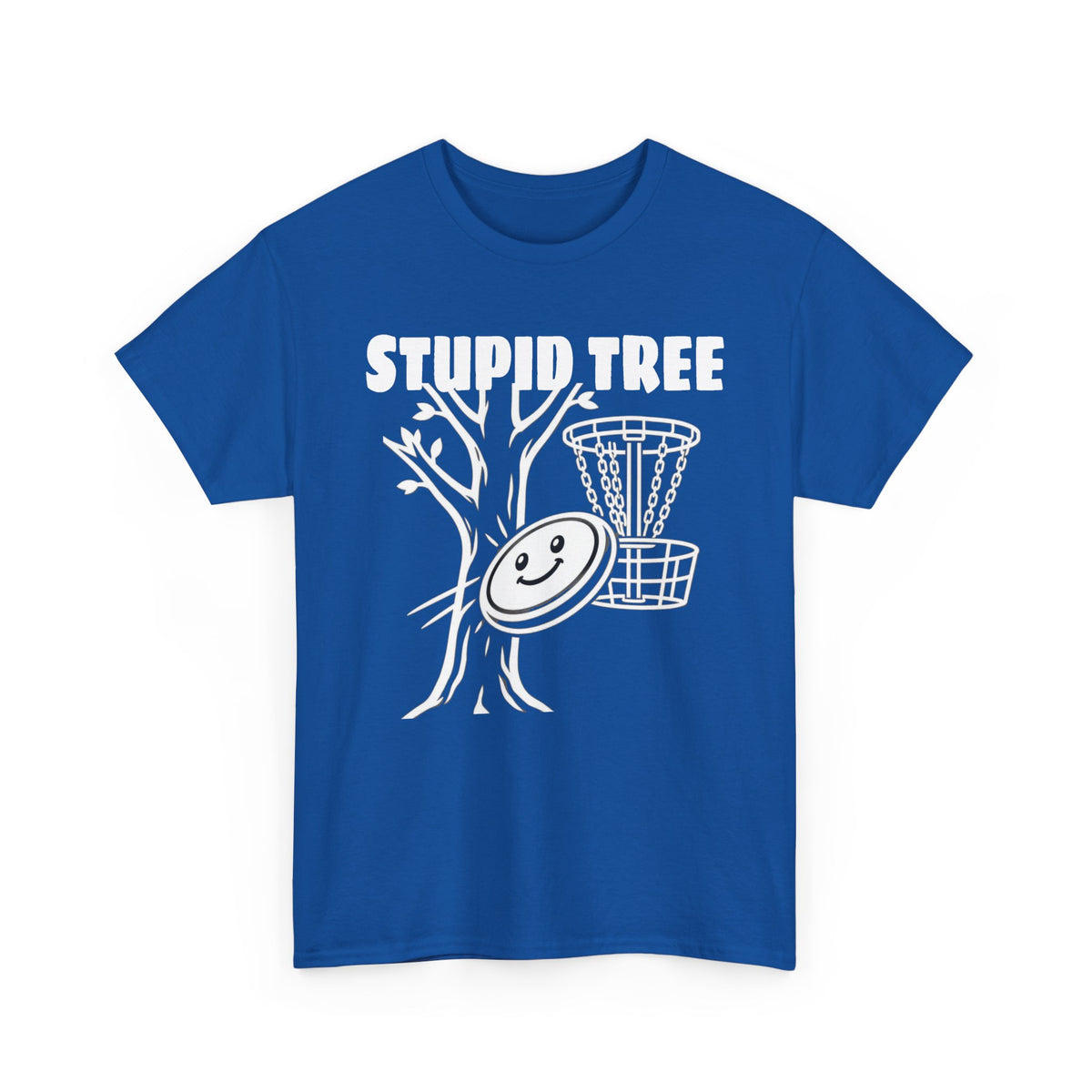 Disc Golf 'Stupid Tree' Funny Graphic Tee