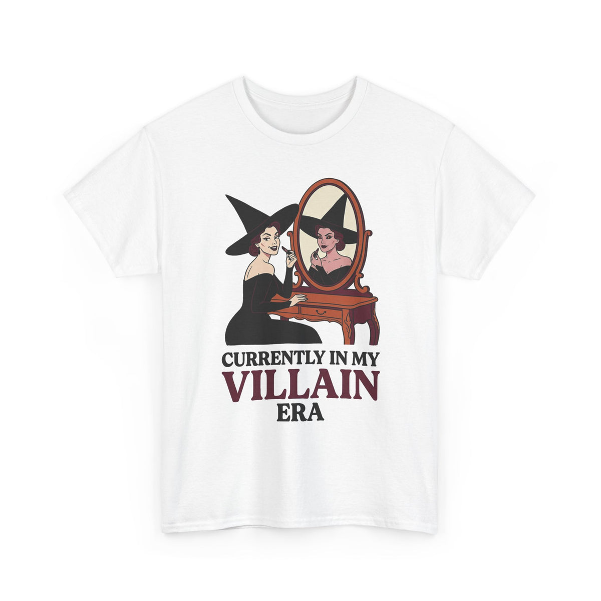 Villain Era T‑Shirt — "Currently In My Villain Era" Witch Mirror Graphic Tee