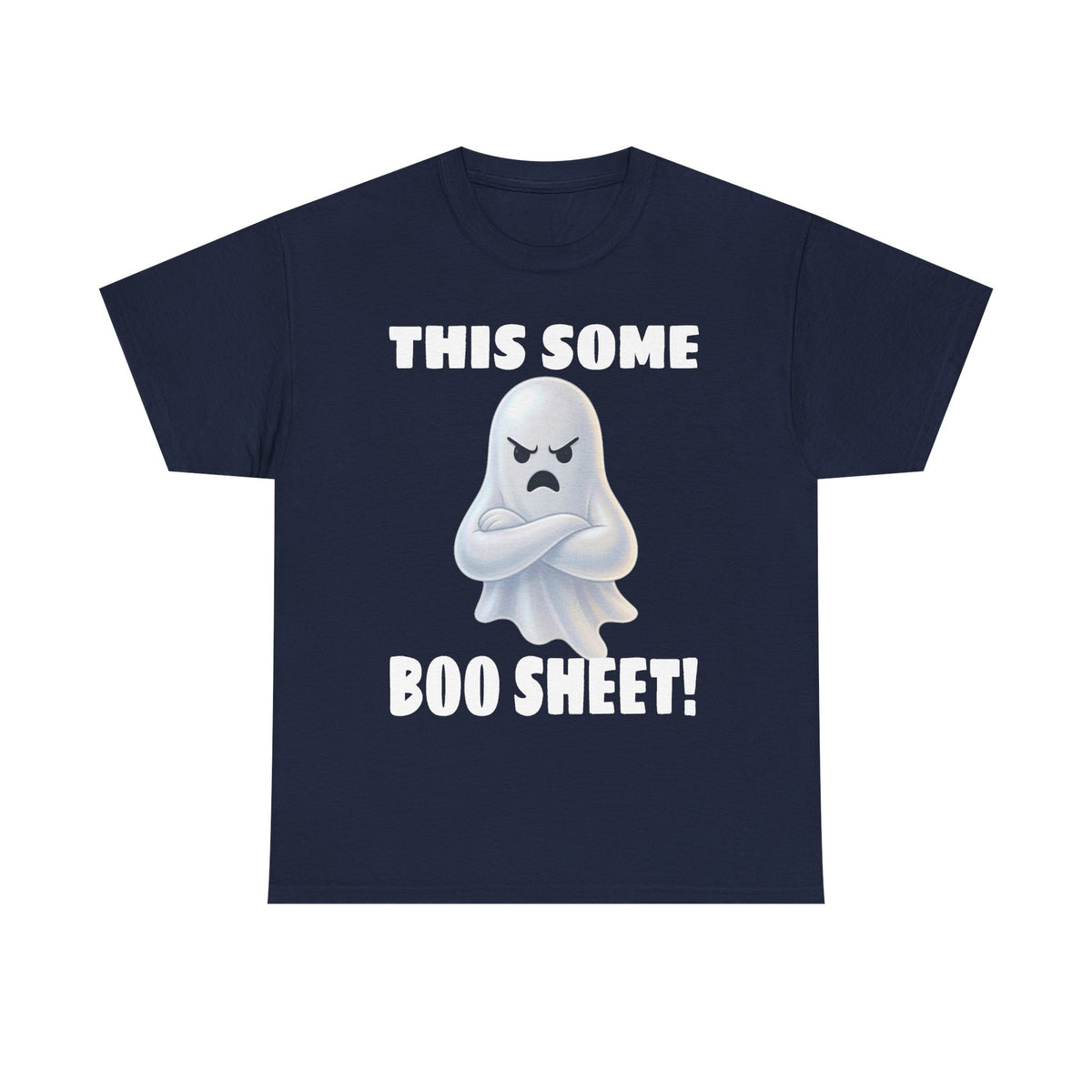 Funny Halloween T-Shirt - "This Some Boo Sheet!" Angry Ghost Tee