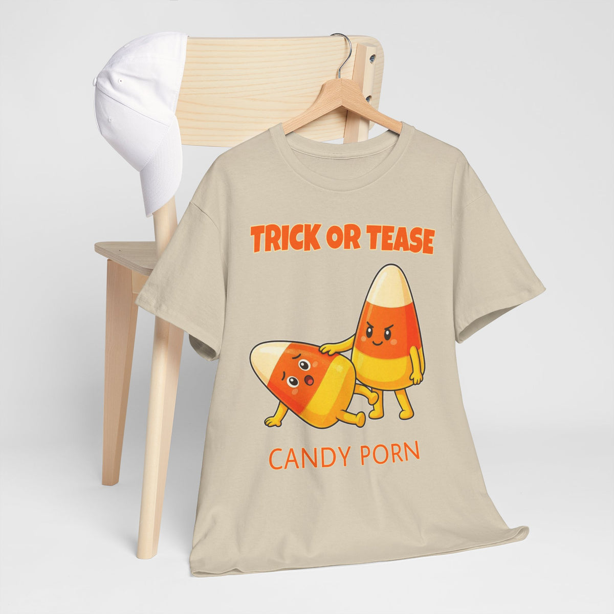 Halloween Candy Porn T-Shirt - "Trick or Tease" Funny Candy Porn Tee